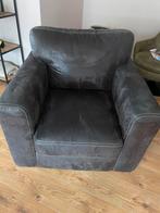Fauteuil stoel kleur zwart/donker bruin, Huis en Inrichting, Fauteuils, Ophalen, Zo goed als nieuw