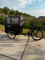 Elektrische bakfiets Cangoo plaats voor 4 kinderen, Fietsen en Brommers, Fietsen | Bakfietsen, 4 kinderen of meer, Gebruikt, Huif