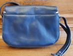 Mooie leren KLM tas, Sieraden, Tassen en Uiterlijk, Tassen | Schoudertassen, Ophalen of Verzenden, Zo goed als nieuw, Blauw