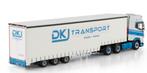 WSI DAF XG+ MET TRAILER - DKJ TRANSPORT, Hobby en Vrije tijd, Modelauto's | 1:50, Wsi, ., Nieuw, Ophalen of Verzenden