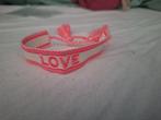 Nieuw roze love armband, Verzenden, Nieuw, Roze