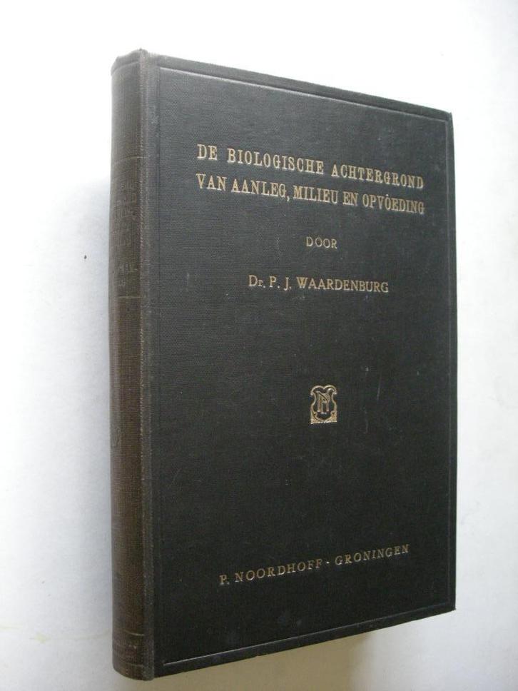 Biologische achtergrond v. aanleg, milieu en opvoeding, Boeken, Wetenschap, Natuurwetenschap, Verzenden