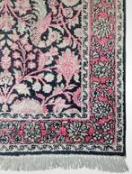 Handmade silk loper Birds black Pink Kashmir 79x358cm, Kashmir zijde vogels, Gebruikt, Zwart, .