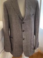 Kiton colbert kasjmier/ linnen /zijde bruin 52, Maat 52/54 (L), Bruin, Ophalen of Verzenden, Zo goed als nieuw