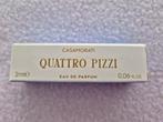 CASAMORATI QUATTRO PIZZI sample proefje NIEUW parfum sample, Ophalen of Verzenden, Nieuw, Proef of Tester, Gevuld