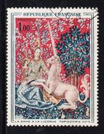 3141 - Frankrijk michel 1492 gestempeld , De dame met de, Verzenden, Gestempeld