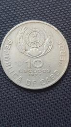 10 Escudos 1977 Kaapverdië, Ophalen of Verzenden, Losse munt, Overige landen