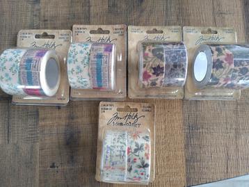 Tim Holtz idea-ology LINEN TAPE beschikbaar voor biedingen