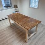 Hongaarse brocante eettafel - 2 meter 5 stuks beschikbaar, Ophalen, Gebruikt, 200 cm of meer, 50 tot 100 cm