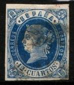 Mooi kavel Klassiek Spanje KZD611., Postzegels en Munten, Postzegels | Europa | Spanje, Verzenden, Gestempeld
