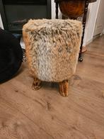 Leuk krukje met imitatie bont, Ophalen of Verzenden