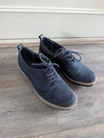 Donkerblauwe suède veterschoenen - maat 36, Blauw, Overige typen, Ophalen of Verzenden, Gedragen