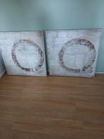 2 schilderijen, Huis en Inrichting, Woonaccessoires | Wanddecoraties, Ophalen of Verzenden, Zo goed als nieuw
