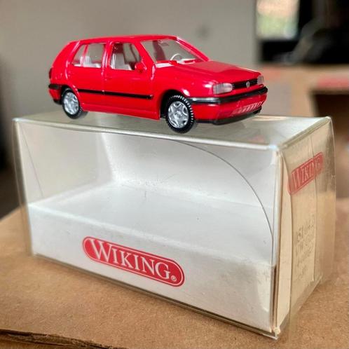 Wiking Volkswagen Golf rood 1:87 modelauto, Hobby en Vrije tijd, Modelauto's | 1:87, Gebruikt, Auto, Wiking, Ophalen of Verzenden