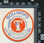 Sticker: Trition - Rollmops - Scheveningen - Vlaardingen, Ophalen of Verzenden, Zo goed als nieuw, Bedrijf of Vereniging