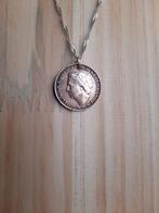 Wilhelmina Stuiver aan Fijn Gevlochten Ketting, Ophalen of Verzenden, Zo goed als nieuw, Zilver, Overige materialen