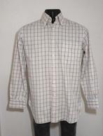 Geruit -rossini regular- designer overhemd Ermengildo Zegna, Verzenden, Zo goed als nieuw, Overige kleuren, Halswijdte 39/40 (M)