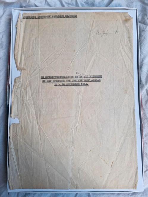ww2 Waalbrug Nijmegen Jan van Hoof 1944 Market Garden, Verzamelen, Militaria | Tweede Wereldoorlog, Landmacht, Boek of Tijdschrift