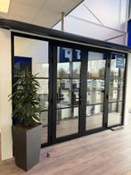 Aluminum openslaande tuindeuren - zwart, Ophalen, Deurkozijn, 225 cm of meer, Aluminium