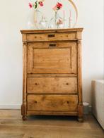 Mooie blank grenen secretaire bureau meisjeskamer, Huis en Inrichting, Kasten | Secretaires, Ophalen, Zo goed als nieuw