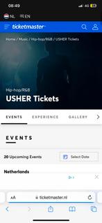 Golden circle tickets Usher, Tickets en Kaartjes, Twee personen