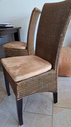 2 super stijlvolle classic Lloyd loom, Huis en Inrichting, Stoelen, Ophalen, Overige materialen, Twee, Bruin