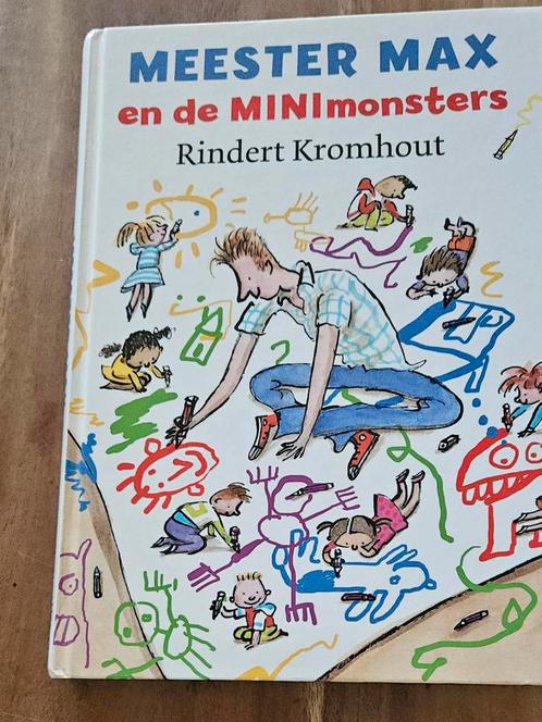 Rindert Kromhout Meester Max en de Minimonster, Boeken, Kinderboeken | Jeugd | onder 10 jaar, Gelezen, Ophalen of Verzenden