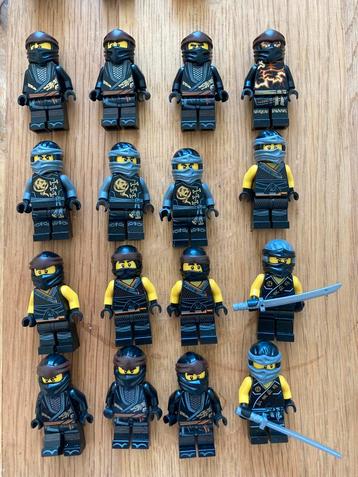 Lego Cole Ninjago Zwarte Ninja minifiguren minifigures figs beschikbaar voor biedingen