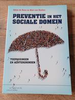 Sijtze de Roos - Preventie in het sociale domein, Boeken, Gelezen, Sijtze de Roos; Mart van Dinther, Ophalen of Verzenden