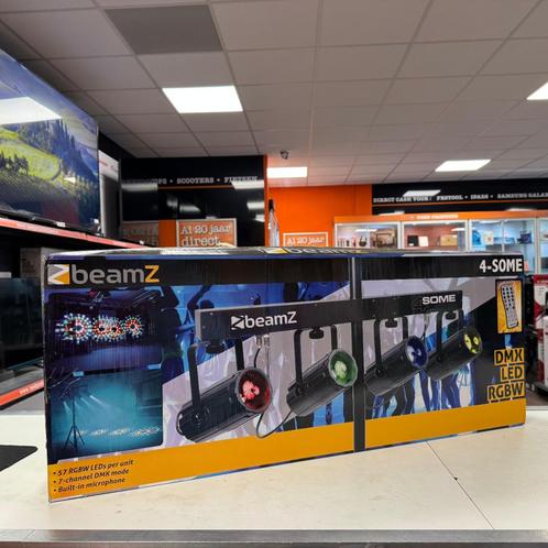 BeamZ 4-Some DMX LED RGBW Lichtset | Nieuw in doos, Muziek en Instrumenten, Licht en Laser, Zo goed als nieuw