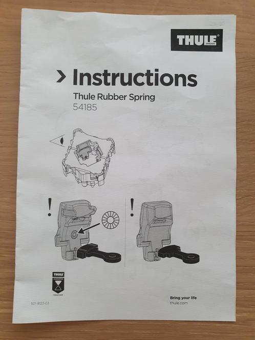 Thule Rubber Spring 54185, Auto diversen, Fietsendragers, Nieuw, Ophalen of Verzenden