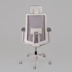 Krede Bureaustoel Grijs Wit Netweave NEN1335, Ophalen of Verzenden