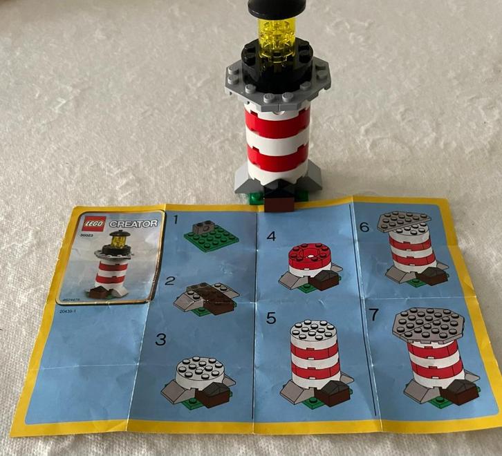 Lego 30023 Vuurtoren, Kinderen en Baby's, Speelgoed | Duplo en Lego, Zo goed als nieuw, Lego, Complete set, Ophalen of Verzenden