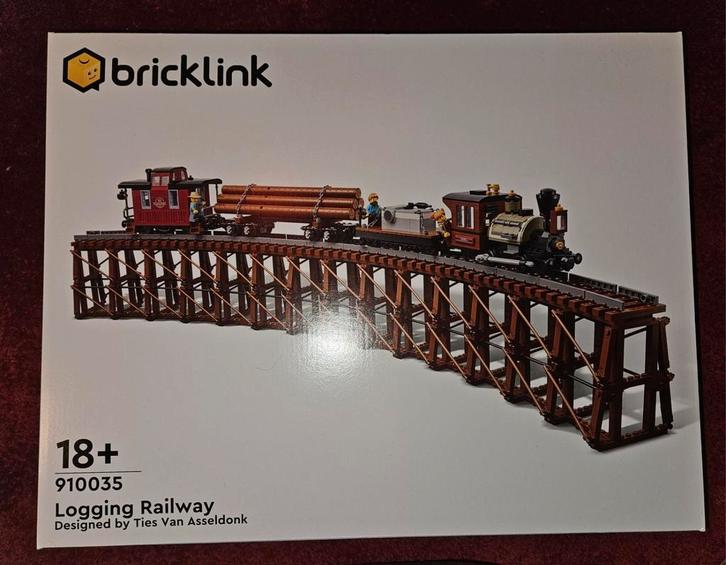 910035 Logging Railway, Kinderen en Baby's, Speelgoed | Duplo en Lego, Nieuw, Lego, Complete set, Ophalen of Verzenden