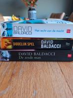 David Baldacci - De zesde man, Dodelijk spel en Het recht vd, Boeken, Gelezen, Ophalen of Verzenden, David Baldacci