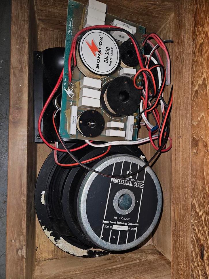 Sammi Sound 200W RMS 3-weg luidsprekerset, Auto diversen, Autospeakers, Gebruikt, Ophalen of Verzenden