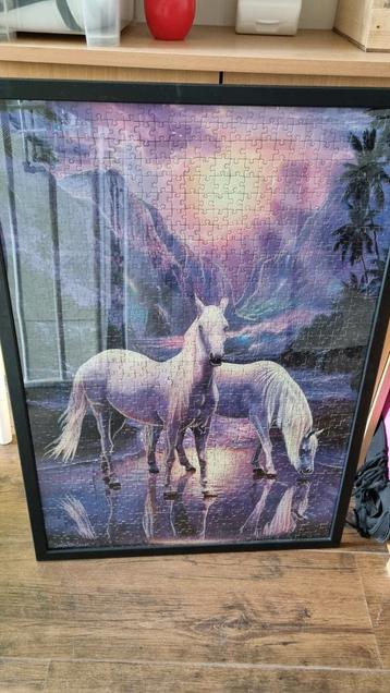 Mooi lichtgevende paardenpuzzel starline ravensburger 1000  beschikbaar voor biedingen