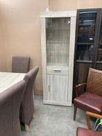 Moderne vitrinekast met hout-look + salontafel, Huis en Inrichting, Kasten | Vitrinekasten, Modern ikea Jysk, Verzenden, W, 50 tot 100 cm