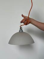 Hanglamp melkglas, Huis en Inrichting, Lampen | Hanglampen, Ophalen of Verzenden, Zo goed als nieuw, Glas, Minder dan 50 cm