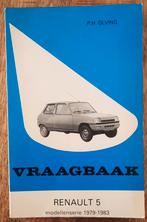 Vraagbaak Renault 5 modellenserie 1979-1983., Ophalen of Verzenden