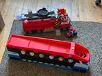 Paw patrol brandweerauto en bus, Ophalen of Verzenden, Zo goed als nieuw