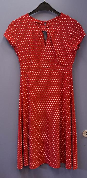 Lindy Bop Stijlvolle retro jurk rood wit stippen mt 38 48989 beschikbaar voor biedingen