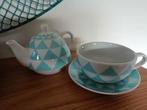 Tea for one set, theepot, schotel en kopje, Huis en Inrichting, Keuken | Servies, Ophalen of Verzenden, Zo goed als nieuw, Overige stijlen