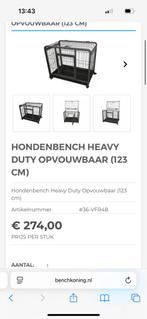 Heavy duty bench xxl, Ophalen, 65 tot 100 cm, Hondenhok, 110 cm of meer