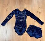 Turnpak setje TT-gymnastics donkerblauw 140, Kindermaat 122 t/m 140, Ophalen of Verzenden, Zo goed als nieuw, Turnpak(je)