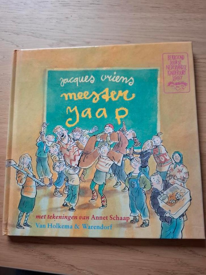 Meester Jaap - Jacques Vriens, Annet Schaap, Boeken, Kinderboeken | Jeugd | onder 10 jaar, Gelezen, Fictie algemeen, Ophalen of Verzenden