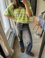 Grijze Levi's Jeans - W28 ribcage straight 501, Ophalen of Verzenden, Zo goed als nieuw, Grijs, W28 - W29 (confectie 36)