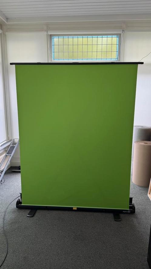 Elgato green screen in nieuwstaat! 148x195cm, Audio, Tv en Foto, Fotografie | Fotostudio en Toebehoren, Zo goed als nieuw, Achtergrond