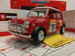 Austin Mini Cooper 1960 Monte Carlo Bburago metal 1:18 KRD, Ophalen of Verzenden, Zo goed als nieuw, Auto, Bburago