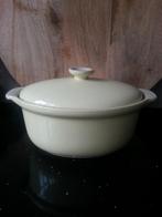 De Sphinx patébak jaren 50 pastelgeel licht beboterd, Ophalen of Verzenden, Huis en Inrichting